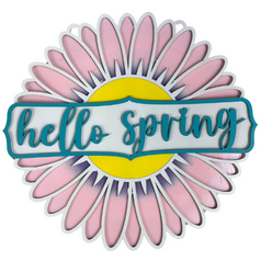 Door Hanger Daisy - Sign Party Choice